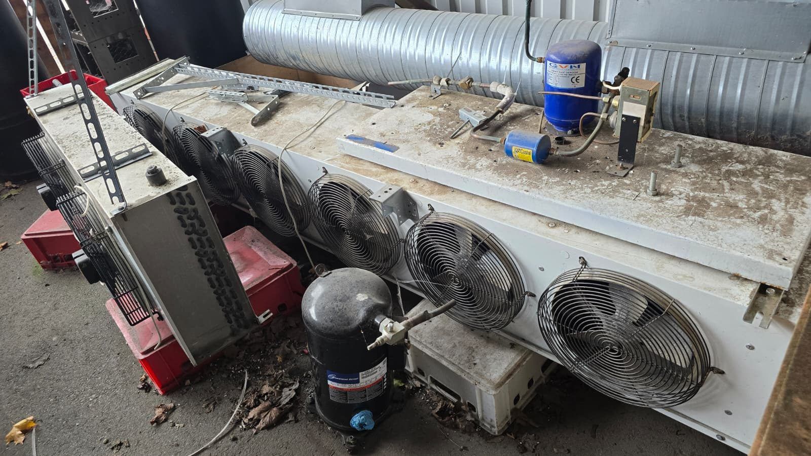 Saldēšanas kondensatora agregāti, t.sk. Alfa Laval