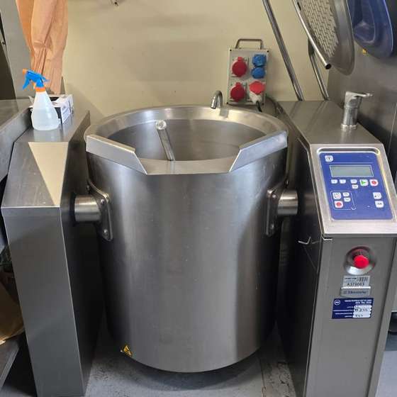 Electrolux / Metos 100L profesionāls vārāmais katls ar maisītāju — izgāžams