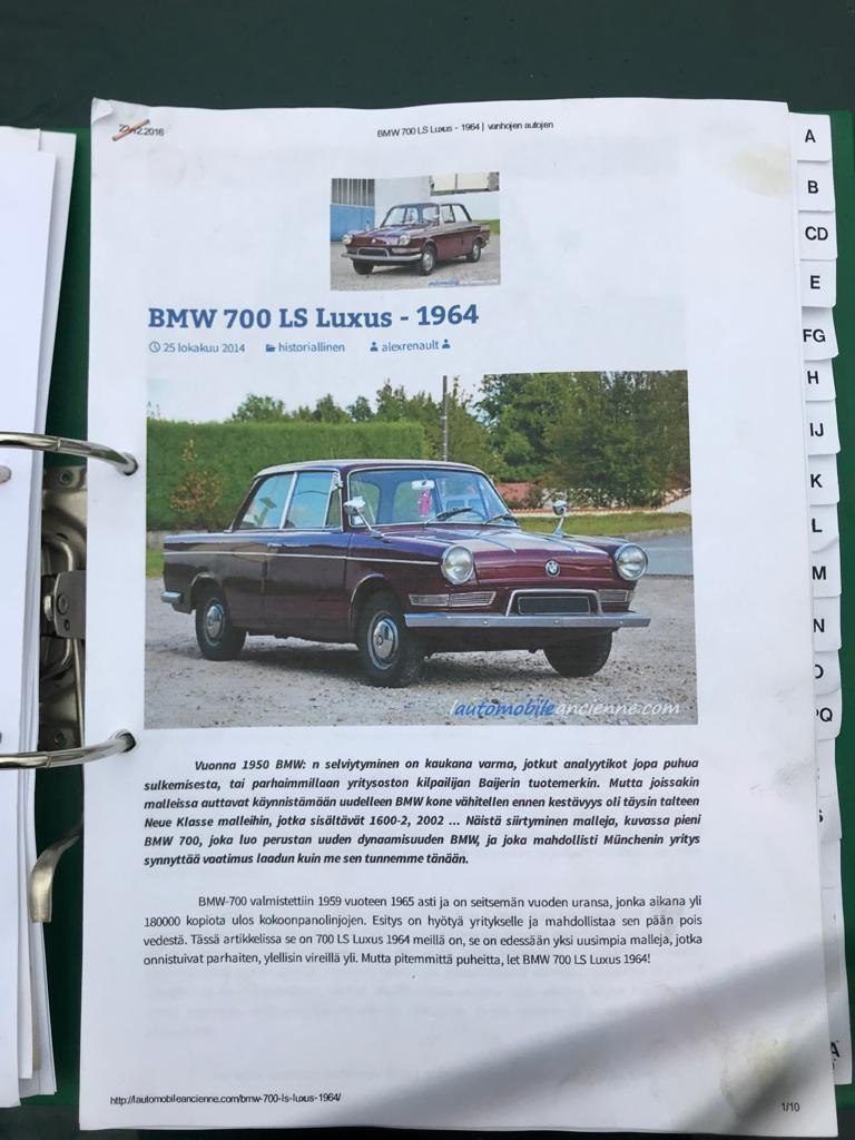 BMW 700LS 1964